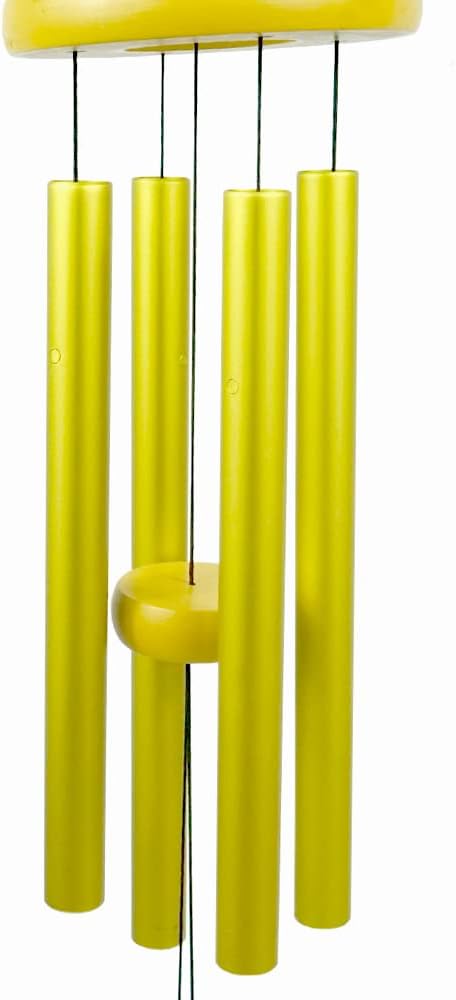 24" Aluminum 4 Tubes Tuned Metal Wind Chimes for Outside Unique Deep Tone Indoor Sympathy Memorial Wind Chimes for Living Room Balcony Window Decor(Blue)