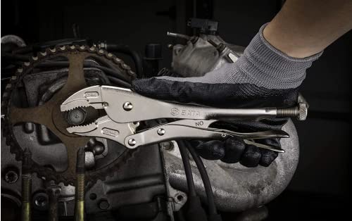 Sata 10" Curved Jaw Locking Pliers With Cutter - St71103 #TOP7