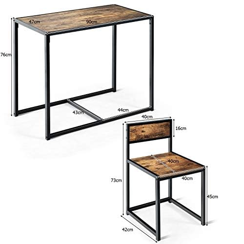 Generisch Set Tavolo da Bar, Antico, 90 x 47 x 76 cm (L x B x H)