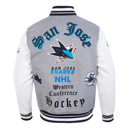 Image of Pro Standard Mens NHL Old English Varsity Jacket