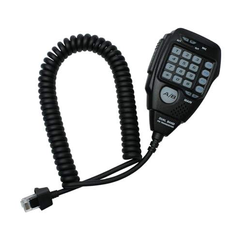 TDYU QHM-05 Car Radio Mic Dual Band Mobile Radio Hand Microphone Compatible with Anytone AT-5888UV AT-778UV