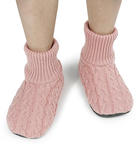 Image of BenSorts Fuzzy Slipper Socks for Women Non Slip House Socks with Grips Gifts