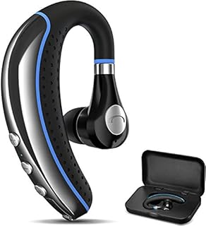 FIMITECH Bluetooth Headset, Wireless Earpiece V5.0 Ultralight Hands Free Business Earphone with Mic for Business/Office/Driving