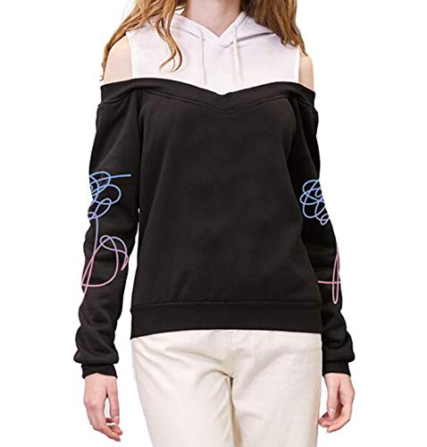 Xkpopfans ITZY Hoodie Album It's me Pullover Lia RyuJin Yuna Off the Shoulder Sweatshirt2