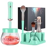 Premium Makeup Brush Cleaner and Dryer Machine, 2 in 1, Electric Super-Fast Automatic Cosmetic Spinn