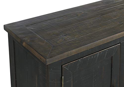 Martin Svensson Home Monterey TV Stand, Black with Brown Top - Image 7