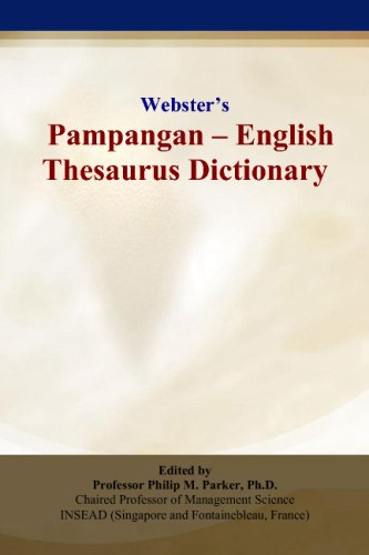 Webster’S Pampangan - English Thesaurus Dictionary