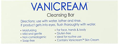 Vanicream Cleansing Bar For Sensitive Skin 3.9 Oz 3 Ea #TOP6