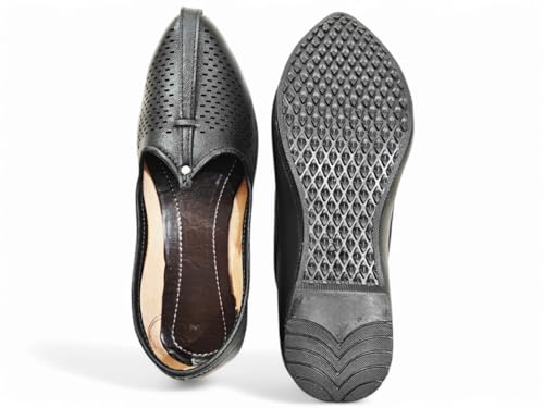 Image of Vestra Aura Ventura Men's Ethnic Mojari Premium Handmade Traditional Footwear Laser Cuts