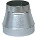 Imperial Manufacturing Furnace Pipe Reducer 8 " Dia. X 7 " Dia. Galvanized 24 Ga Small End Crimped