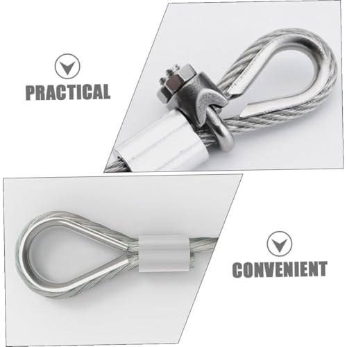 Abrazadera para cable JHKNNK en acero inoxidable 304 de alta resistencia y acabado industrial 3