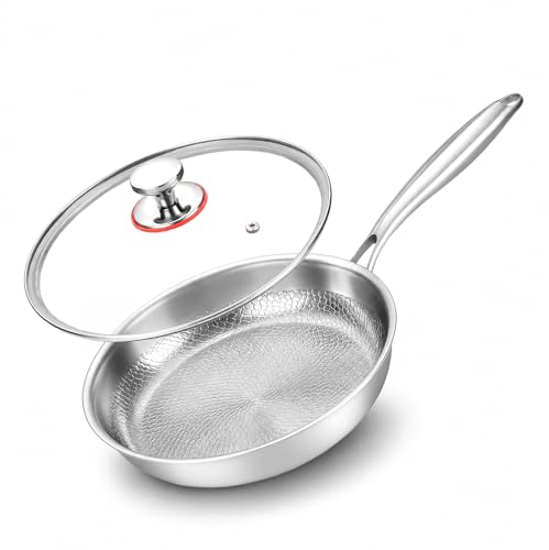 Handhaft 10-Inch Titanium Alloy Hammered Frying Pan