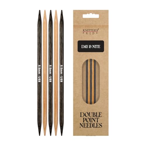 Knitter’s Pride Day & Nite Double-Point Needle 6”(15cm) - US 9(5.5mm)