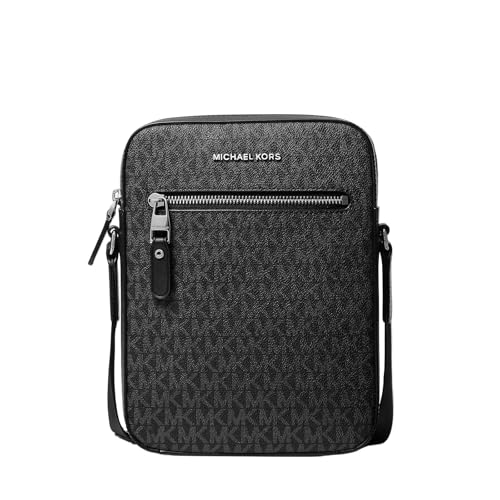 Michael Kors Men's Varick Flight Bag, Black, One Size