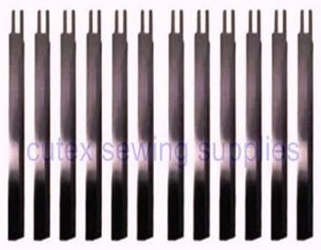 Eastman Straight Cutting Machine 10" Knife Blades - 12 Pack