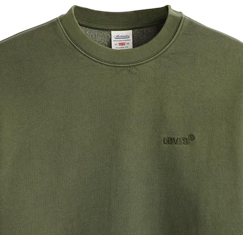 Levi's Herren Authentic Crew Sweatshirt, Garment Dye Kombu Gr,XS – Ansicht 4