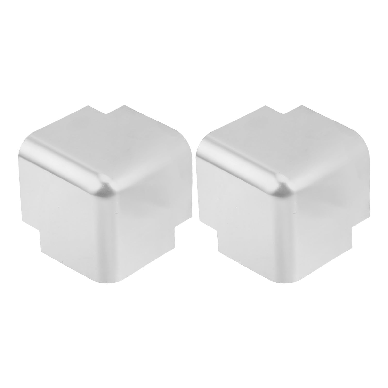 2 protections d'angle métalliques : protections de bord en aluminium pour camions frigorifiques – d'angle pour conteneurs, fourgons et boîtes à outils de pour le transport