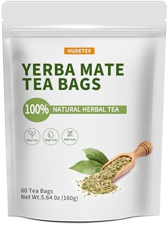 WT WEETEE Yerba Mate Tea Bag, Unsmoked Yerba Mate 50