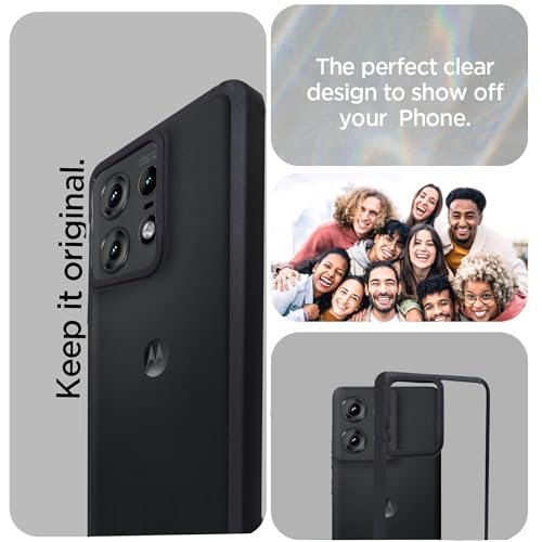 Image of A rtistque Hard Clear Back Cover Case for Motorola Edge 50 Pro 5G | Shockproof TPU | Acrylic Armor | Stylish Protective Design - Transparent