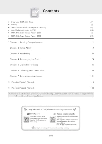 Image of Oswaal NTA CUET (UG) Chapter-wise Solved Papers Question Bank | English & General Aptitude Test | Set of 2 Books | With Solved Paper 2026 |For 2027 Exam |With Oswaal AI