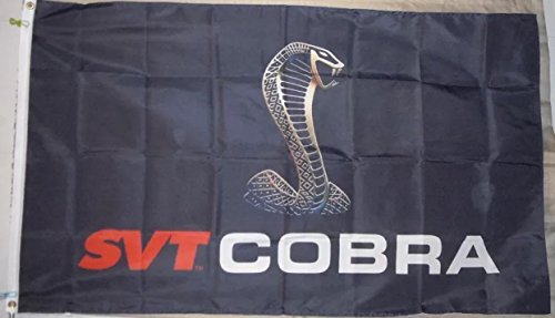 Ford Mustang SVT Cobra 3'x5' Flag Banner Shelby Special Vehicle Team
