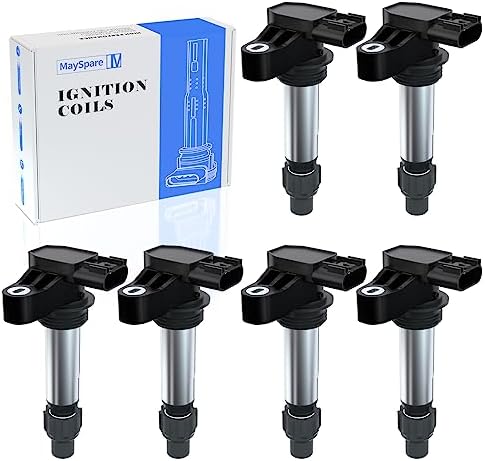 Set Of 6 Ignition Coils For Cadillac SRX, CTS, STS, GMC Acadia, Buick & Chevy V6 2.8L 3.6L 2 thumbnail image