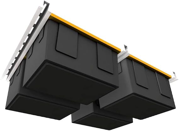 Amazon.com: E-Z Garage Storage Overhead Bin Storage Rack Organization ...
