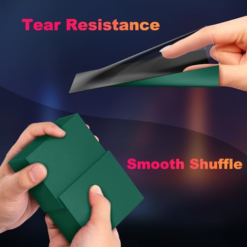 Image of 600 Pack MTG Card Sleeves, Matte Dual Card Sleeves with Opaque Back & Smooth Shuffle, Tear Resistant Card Protectors for MTG, TCG and Game Cards (6 Colors)