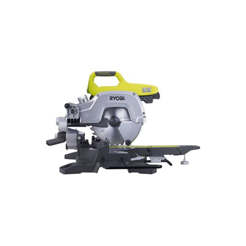 Pack RYOBI Scie à coupe d'onglets radiale électrique - 1500W - 216mm - EMS216L - Support universel RLS02