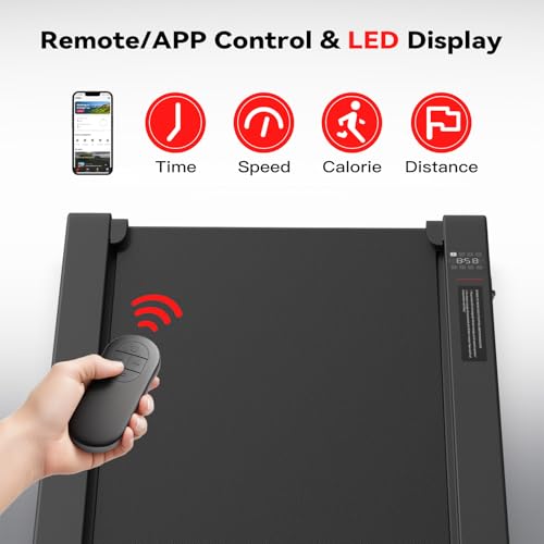 Sperax Walking Vibration Pad with APP，4 in 1 Under Desk Treadmill for Home, Portable Vibration Machine 150KG Capacity