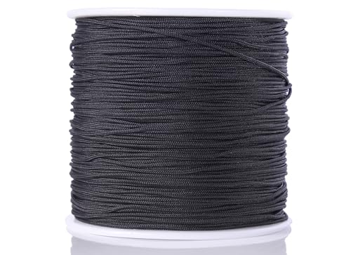 KONMAY 0.8mm Braided Nylon Bracelet Making String Cord