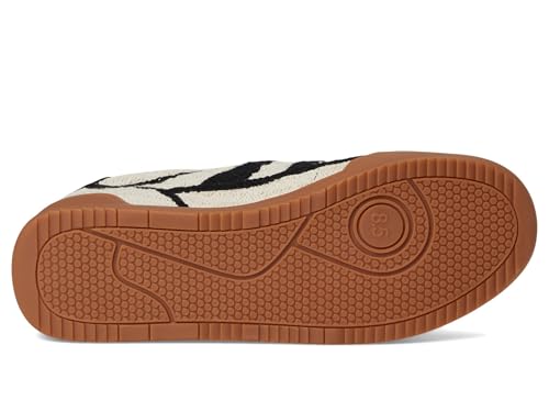 Steve Madden Women's Verdict Sneaker, Natural/Black, 8