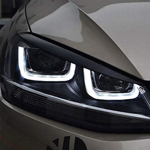 Decal Trim brewki na reflektory, nakładka na reflektory, reflektor, osłona, naklejki, tworzywo ABS (czarne)