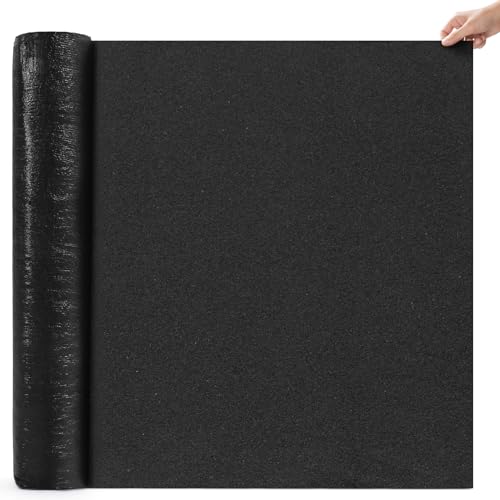 INMOZATA 5sqm Asphalt Roofing Felt, Asphalt Roof Shingles Roll Roofing Felt for Sheds Weather Resistant Waterproof Roof Felt for Sheds, 1m x 5m，Black
