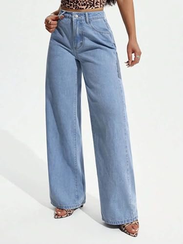 Image of KOTTY Womens High Waist Flared Fit Ankle Length Clean Look Denim Jeans