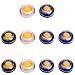 VILLCASE 30 Pcs Pong Balls Desktop Sponge Moistener Finger Sponge Fingertip Moisteners Sponge Wet Finger Sponge Finger Moistener Wet Hand Currency Water Box Office Paper Clip Turn The Page