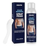 Hair Removal Cream, Spray Foam for Men,soothing & Effective & Painless Depilatory Cream for Unwanted Male Hair