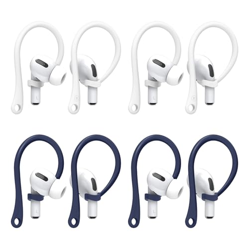 Xatgiouy 4 Pares Unidades De Sujeción, Gancho Oreja Auriculares Compatibles Con 3 Y 4, Ganchos Antipérdida, Comodidad Duradera Para Actividades Al Aire Libre, Correr, Ciclismo Y Gimnasio