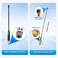 Meshtastic LoRa Antenne 868MHz 10dBi, 2er Set 17cm SMA-Stecker & IPX Kabel – Ansicht 6