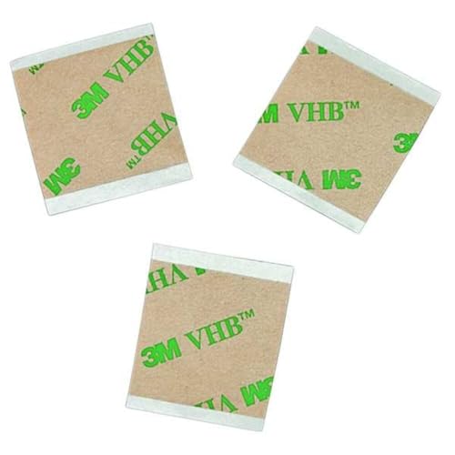 Image of 3M VHB F9469PC Adhesive Transfer Tape - [Pack of 6] 12 in. Square, Permanent Bonding Transparent Double-Sided Tape with 100MP Adhesive