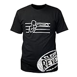 CLETO REYES Boxing T-Shirt for Men and Women, MMA Kickboxing Muay Thai, Sports Gym Training Apparel, XX-Large, Black