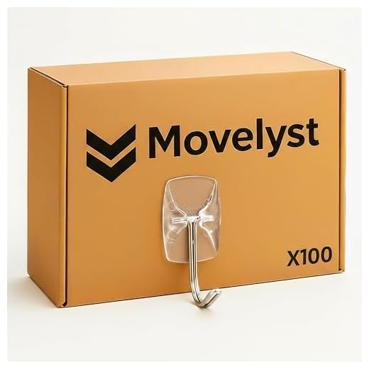 Clear Utility Hooks with Adhesive Strips