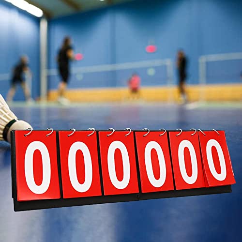 Marcador portátil de mesa 6 dígitos para deportes miniatura 7