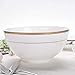 Schüsseln Kreative Bone China Große Suppenschüssel Gesichtschale Suppe Basin Mikrowellenherd verfügbar für Catering und Zuhause (Farbe: 8 Zoll) Salatschüsseln (Color : 4.5 Inches)