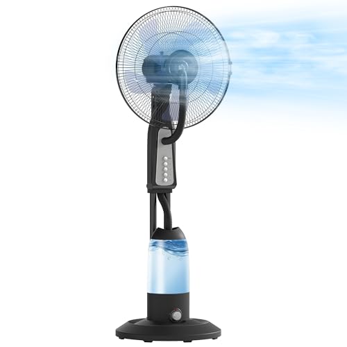 HOMCOM Ventilador nebulizador con depósito