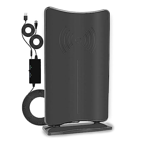 UHF.VHF室内アンテナ  新品未使用 室内 アンテナ ブースター内蔵 HD テレビ F型 地デジアンテナ