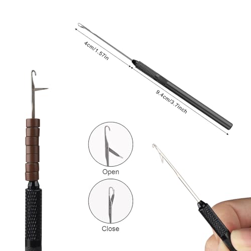 Kit de pinces d'extension de cheveux : retirez et replacez vos micro perles proprement et sans nœuds - 4