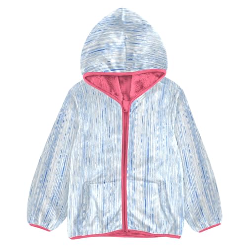 Linen Texture Stripe Dyed Sherpa Fleece Girls