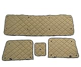 ZenEclipse Freightliner Classic, Classic XL, FLD 112/120/132 Blackout Insulated Interior Window Covers - WCT-1106-P (Tan-Includes Peeper)