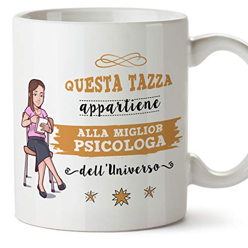 Mugffins Tazza Psicologa (Migliore dell' Universo) - Idee Regali Originali Psicologia
